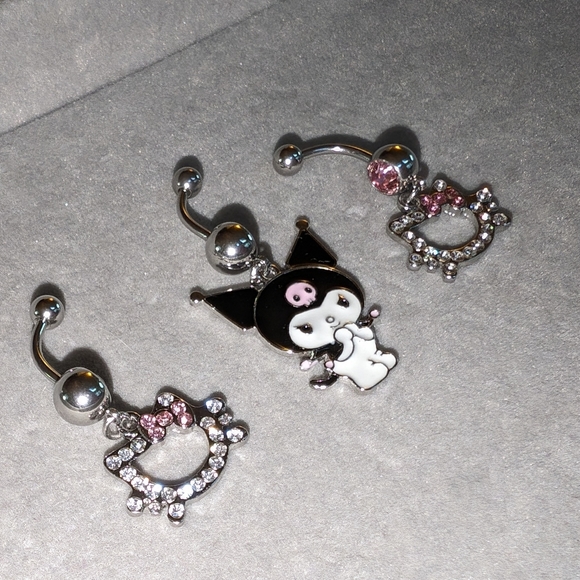 Kuromi Bellybutton Ring - Picture 5 of 6